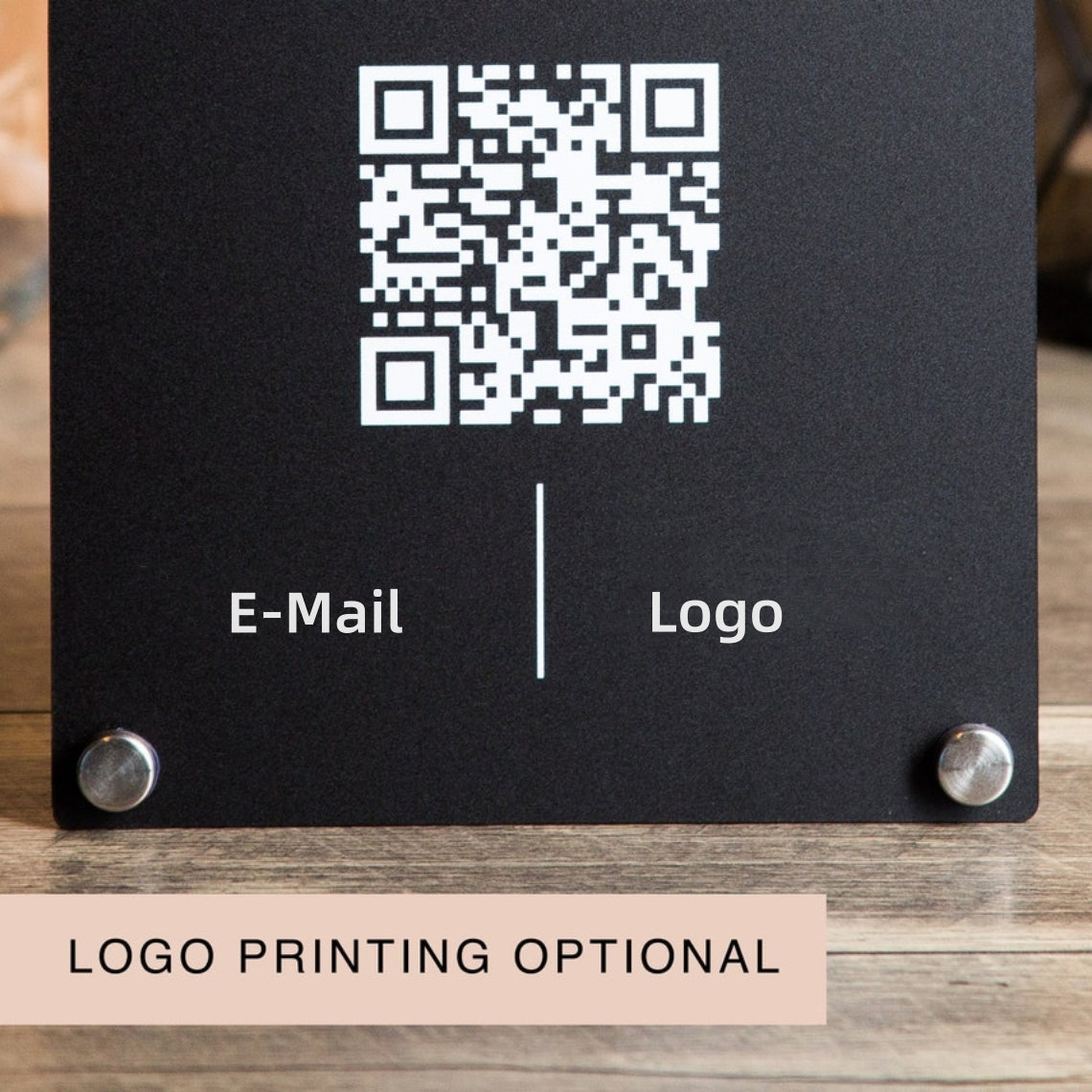 Customper™Arched QR Code Sign