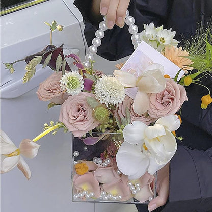 💐Personalized Pearl Flower Basket