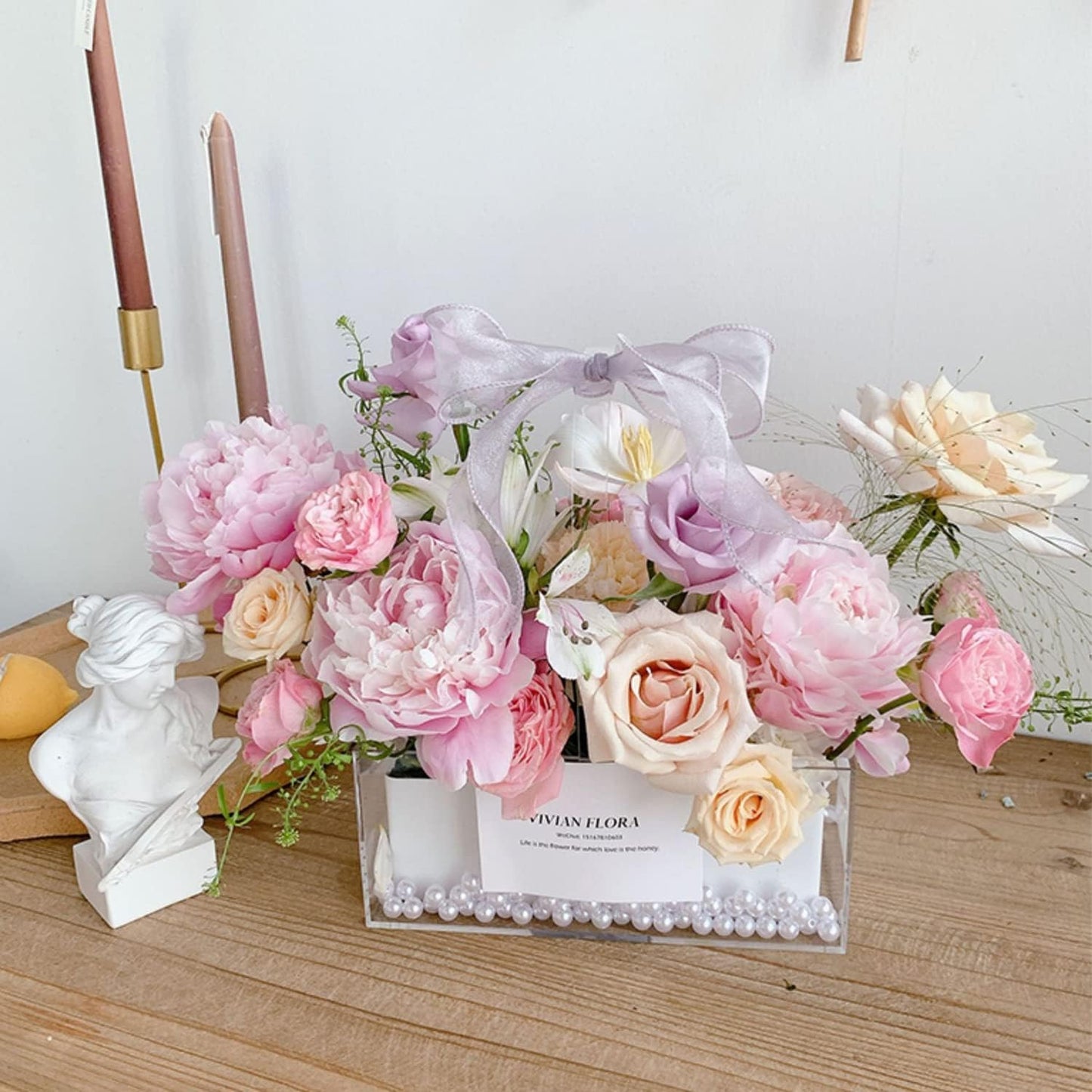 💐Personalized Pearl Flower Basket