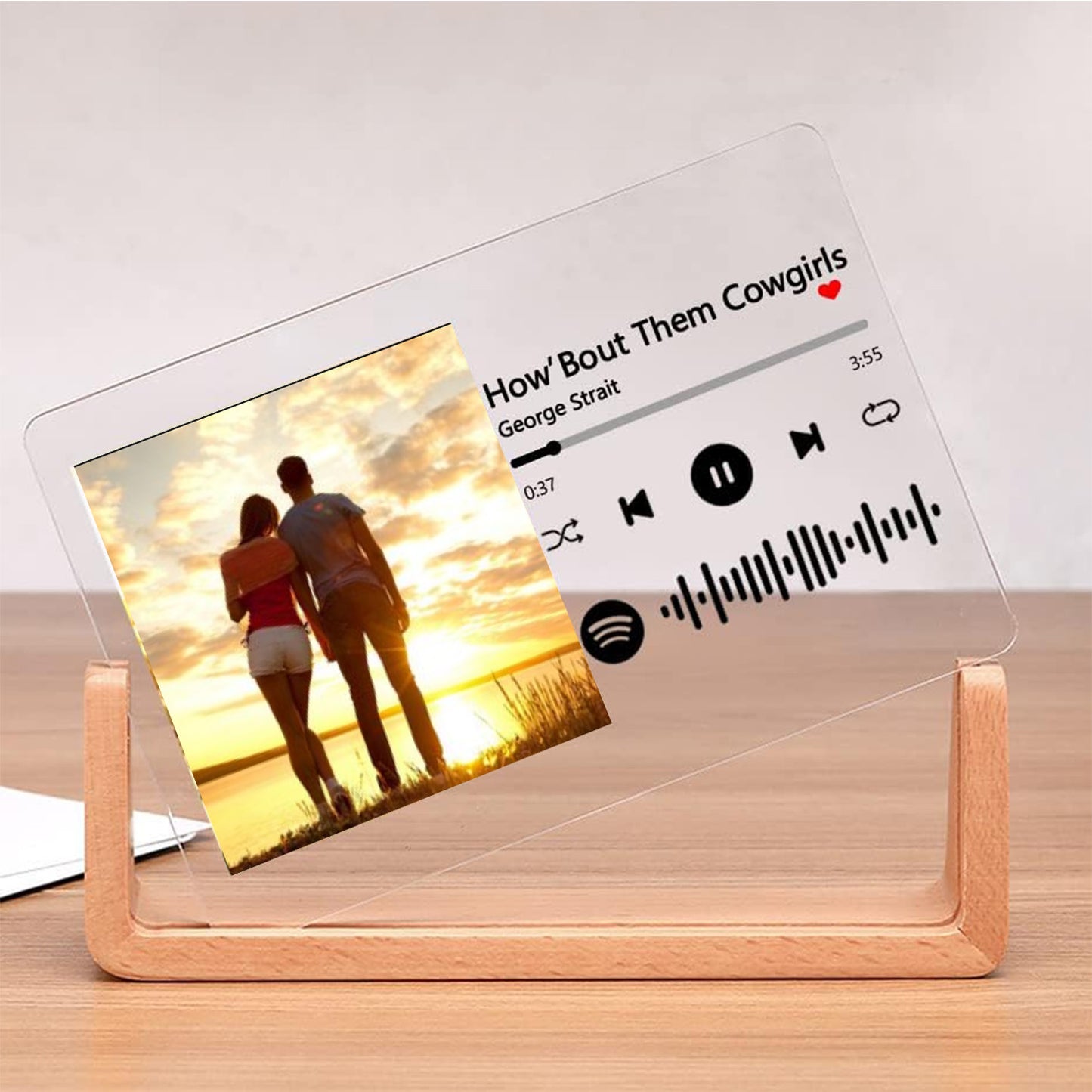 Customper™U-Shaped Acrylic Music Plaque