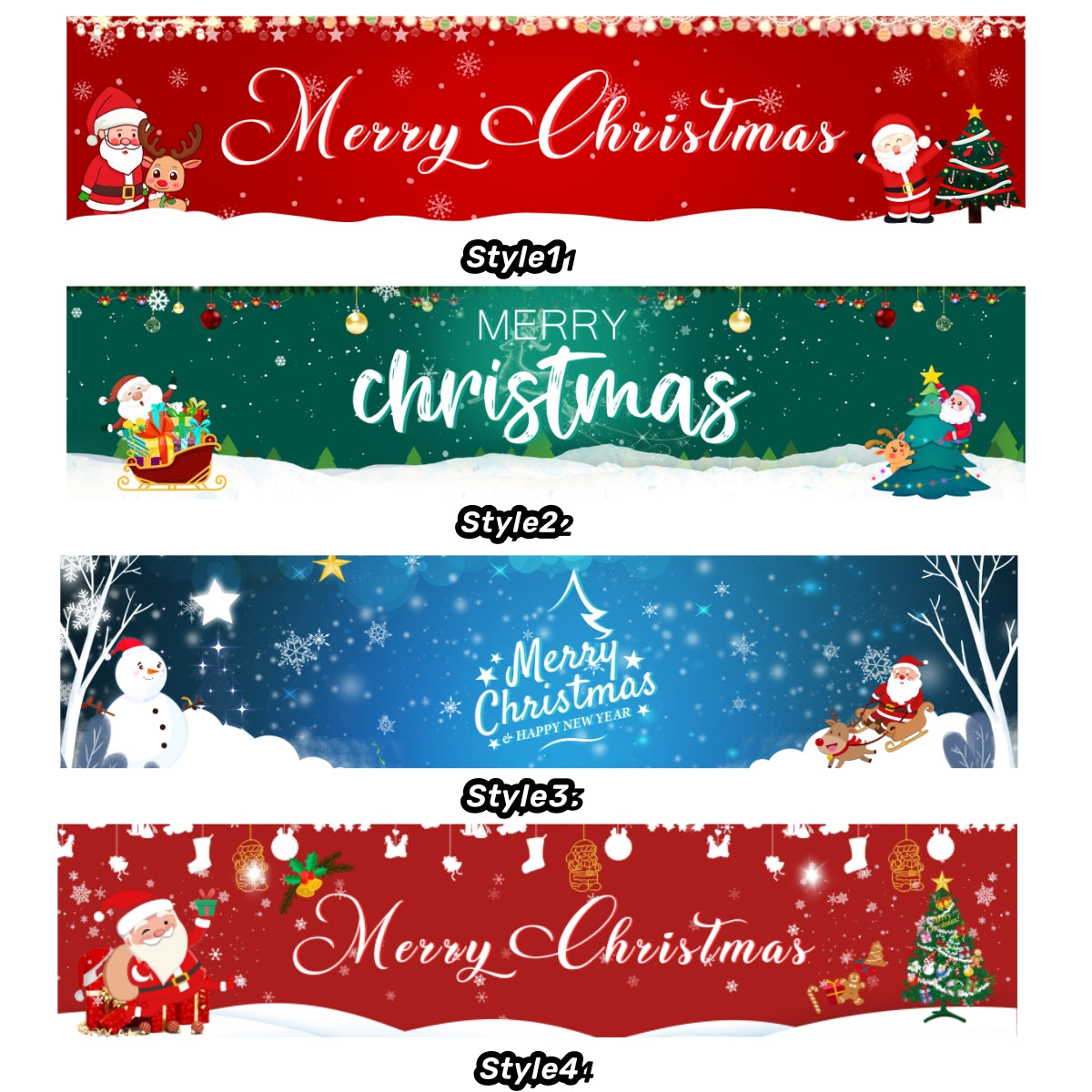 🎁Personalized Christmas Banner