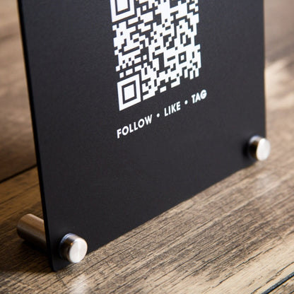 Customper™Arched QR Code Sign