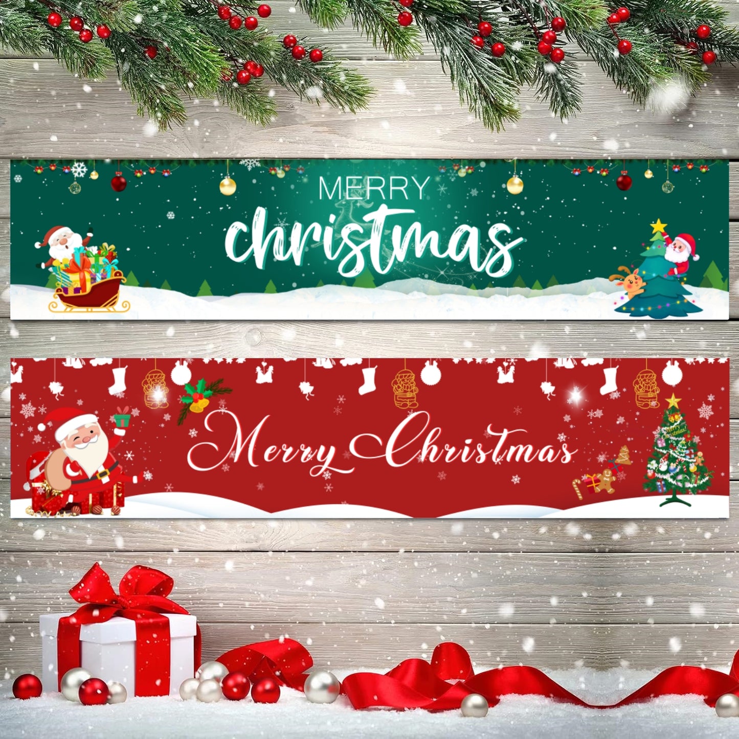 🎁Personalized Christmas Banner